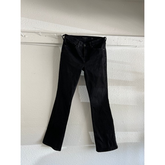 Lucky Brand Denim - Lucky Brand Mid Rise Bootcut Jeans Black Denim Women's 10/30 Regular